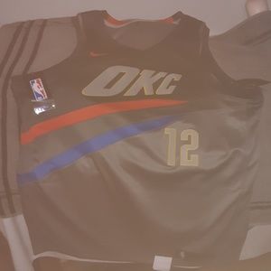 OKC NBA AUTHENTICS JERSEY WITH DRI FIT TEXHNOLOGY